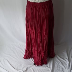 Worthington woman plus size pleated long skirt